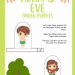 Adam and Eve Paper-craft Finger Puppets