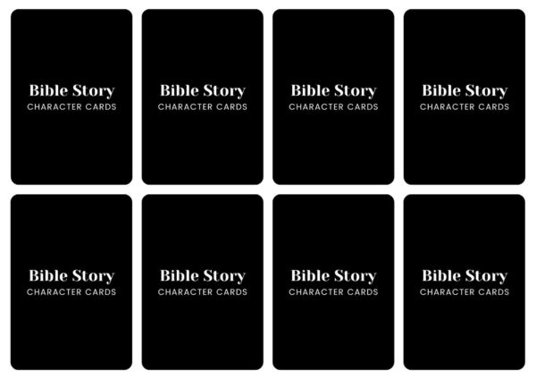 Bible Character Trading Cards