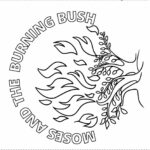 Moses And The Burning Bush Cut And Color Craft