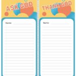 Pray & Thanksgiving Cards For Kids Ministry -  Free Printable