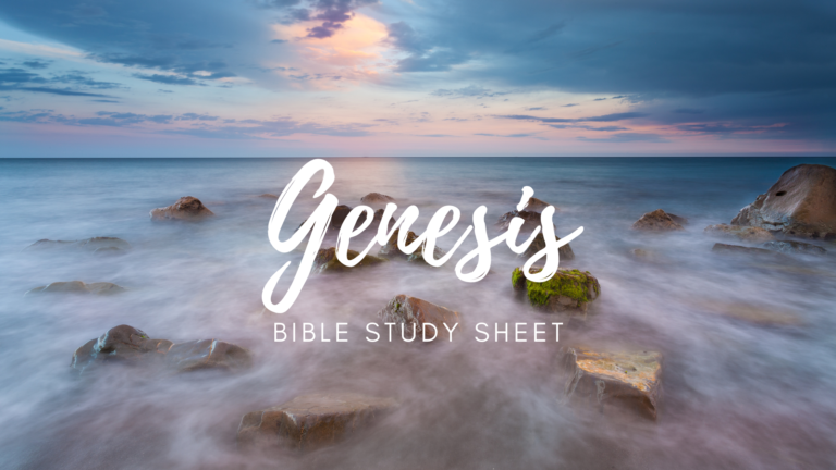 free online bible study genesis