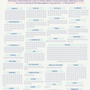 Old Testament Bible Reading Tracker Printable