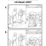 Wise Man Christmas Spot The Difference Coloring Activity Worksheet