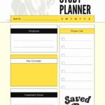 Scripture Reflection Guide for Youth – Single-Page Bible Study Worksheet