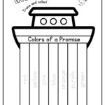 Noah’s Ark – I Know My Colors Visual Arts Worksheet