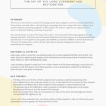 Joel Bible Summary Sheet Printable – God’s Judgment and Promise of Restoration