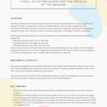 Malachi Bible Summary Sheet Printable – God’s Call to True Worship and Faithfulness