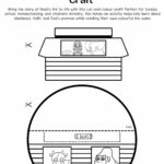 Noah’s Ark Cut & Colour Craft – Free Printable Bible Activity for Kids