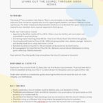 Titus Bible Summary Sheet Printable – Leading with Integrity and Sound Doctrine