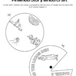 Daniel and the Lions' Den Printable Story Pinwheel Craft - Fun Bible Activity for Kids