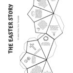 The Easter Story - 10 Sided Story Dice Template
