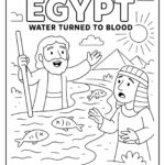 Plagues of Egypt – 10 Printable Bible Coloring Pages for Kids