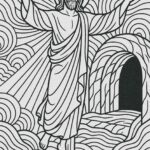 Free Easter Colouring Pages for Adults and Older Kids – Christian Stained Glass Style