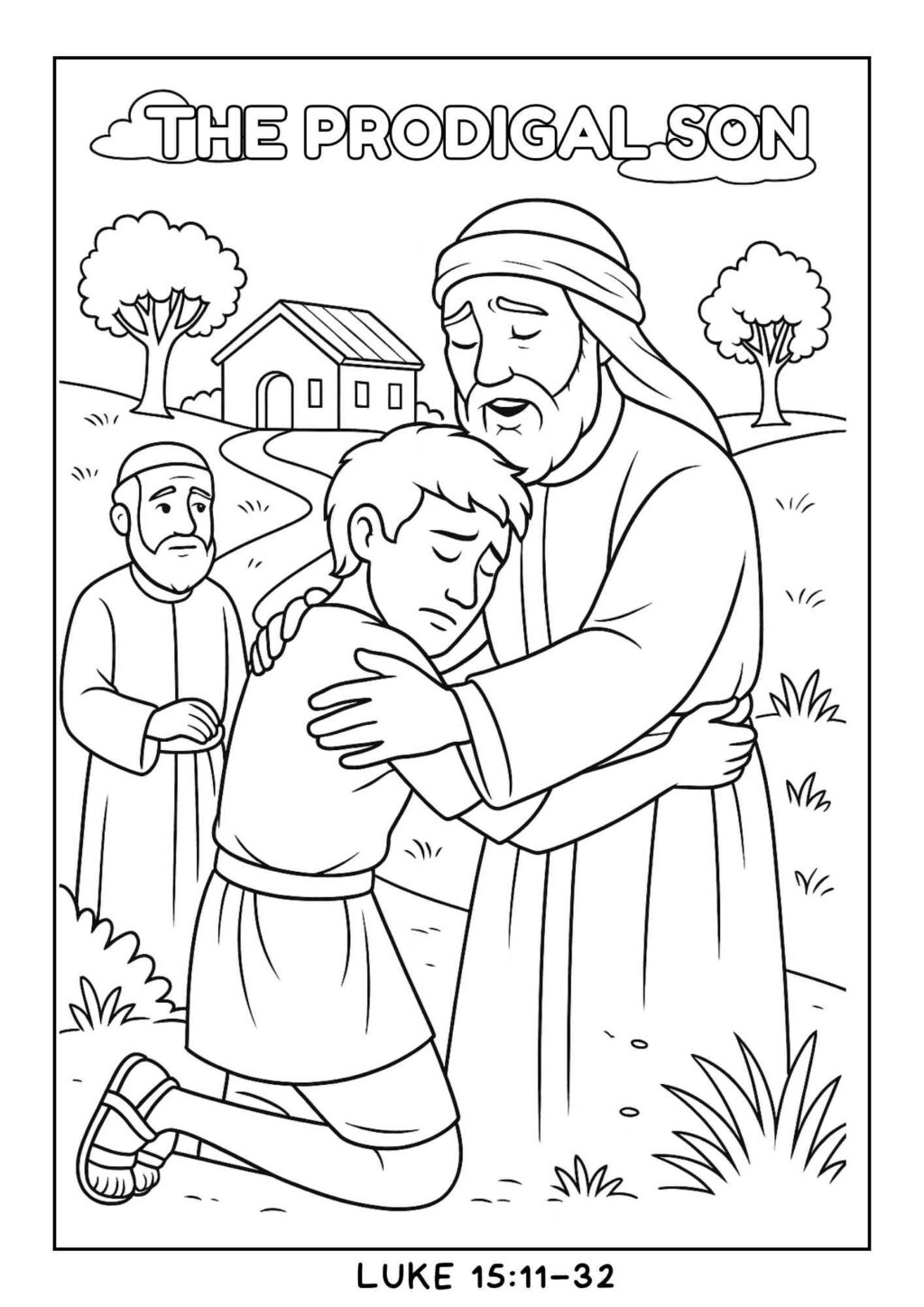 Bible Parables Coloring Pages – Free Printable PDF for Kids - Free ...