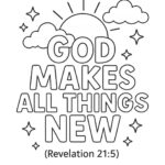 3 Inspiring Bible Verse Coloring Pages for Your New Year Bible Lesson – Free Printable Set!