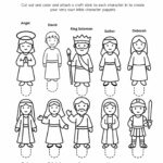 Bible Characters– Printable Cutting Craft for Kids