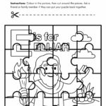Elijah Themed Cut and Color Puzzle – Free Bible Printable for Kids