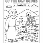 Ezekiel’s Vision of the Dry Bones – Free Bible Coloring Page for Kids (Ezekiel 37)
