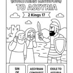 Fall of Israel to Assyria – Free Bible Coloring Page for Kids (2 Kings 17)