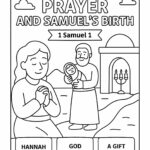 Hannah’s Prayer and Samuel’s Birth Coloring Page – Free 1 Samuel 1 Printable for Kids