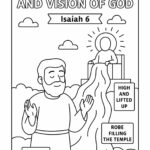 Isaiah’s Call and Vision of God – Free Bible Coloring Page for Kids (Isaiah 6)
