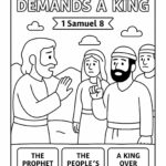 Israel Demands a King Coloring Page – Free 1 Samuel 8 Printable for Kids