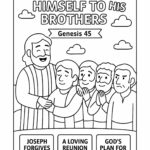 Joseph Reveals Himself to His Brothers Coloring Page – Free Genesis 45 Printable