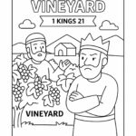 Naboth’s Vineyard – Free Bible Coloring Page for Kids (1 Kings 21)