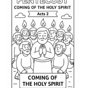 Pentecost – Coming of the Holy Spirit Coloring Page (Acts 2) – Free Printable for Kids