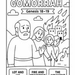 Sodom and Gomorrah Coloring Page – Free Genesis 18–19 Printable for Kids