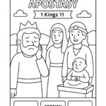 Solomon’s Apostasy – Free Bible Coloring Page for Kids (1 Kings 11)
