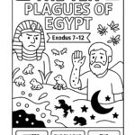 The Ten Plagues of Egypt Coloring Page – Free Exodus 7–12 Printable for Kids