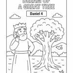 Nebuchadnezzar’s Dream of a Great Tree – Free Bible Coloring Page (Daniel 4)