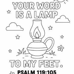 god’s word coloring page Archives - Free Bible Worksheets