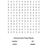 Prodigal Son Coloring Word Search