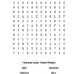 Good Samaritan Coloring Word Search