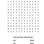 Emmaus Road Coloring Word Search