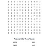 Gideon’s Battle Coloring Word Search