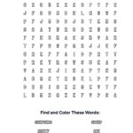 Lost Sheep Parable Coloring Word Search