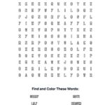 Do Not Worry Coloring Word Search