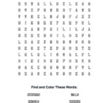 Nehemiah’s Walls Coloring Word Search