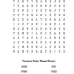 Jonah’s Voyage Coloring Word Search