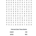 Dragnet Coloring Word Search