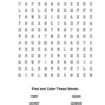 Good Thief Coloring Word Search