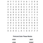 Sheep and Goats Parable Coloring Word Search
