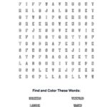 Workers in Vineyard Coloring Word Search