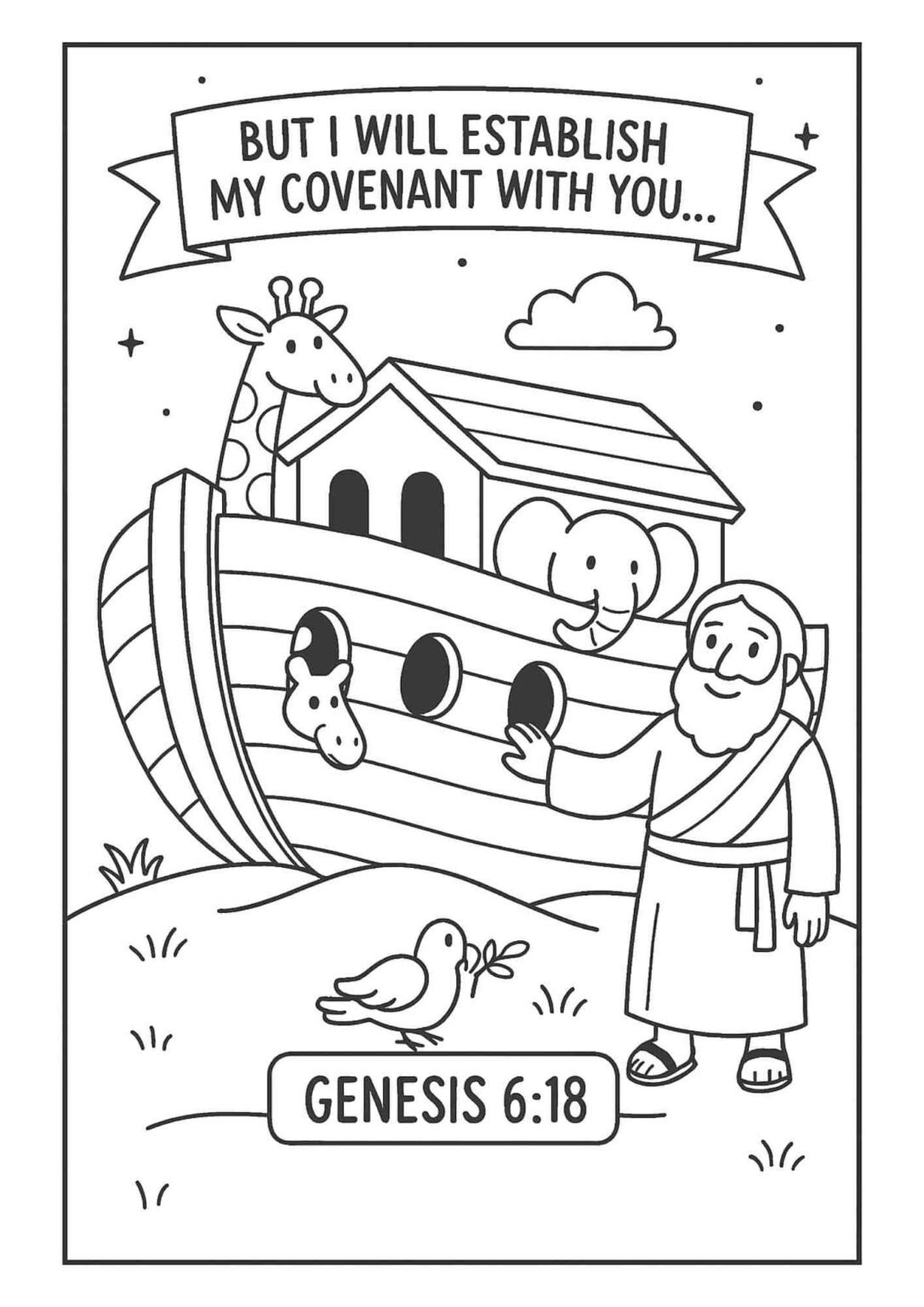 Old Testament Heroes Bible Coloring Pages – Free Printable Pack for ...