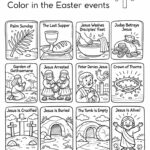 The Easter Story Coloring Pages – Holy Week Printable for Kids