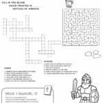 David and Goliath Multi Activity Printable Activities for Kids (1 Samuel 17)
