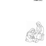 Draw the Scene - Mary of Bethany Anointing Jesus Worksheet